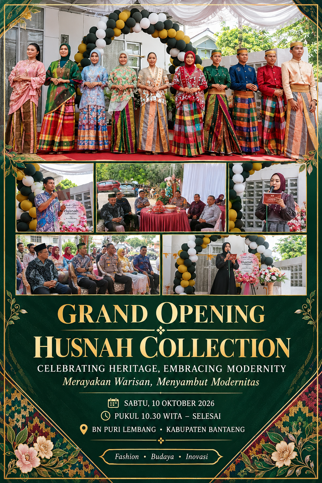 Husnah Collection Resmi Dibuka di Bantaeng, Merayakan Warisan Budaya dan Merangkul Modernitas